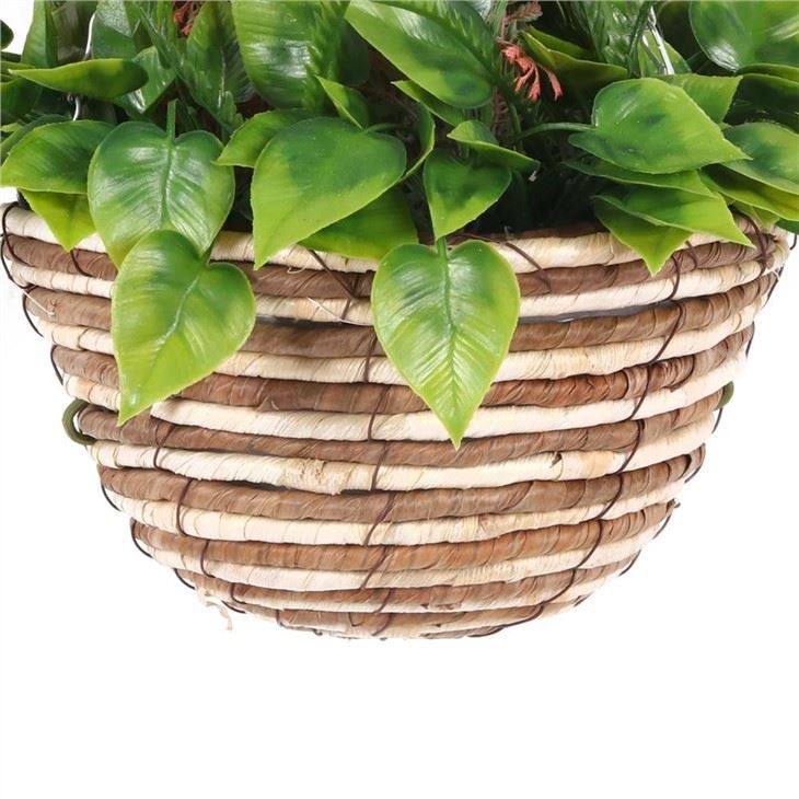 Greenery Artificial Flower Basket