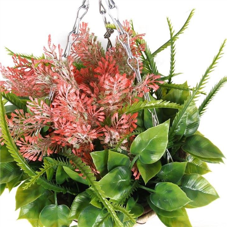 Greenery Artificial Flower Basket